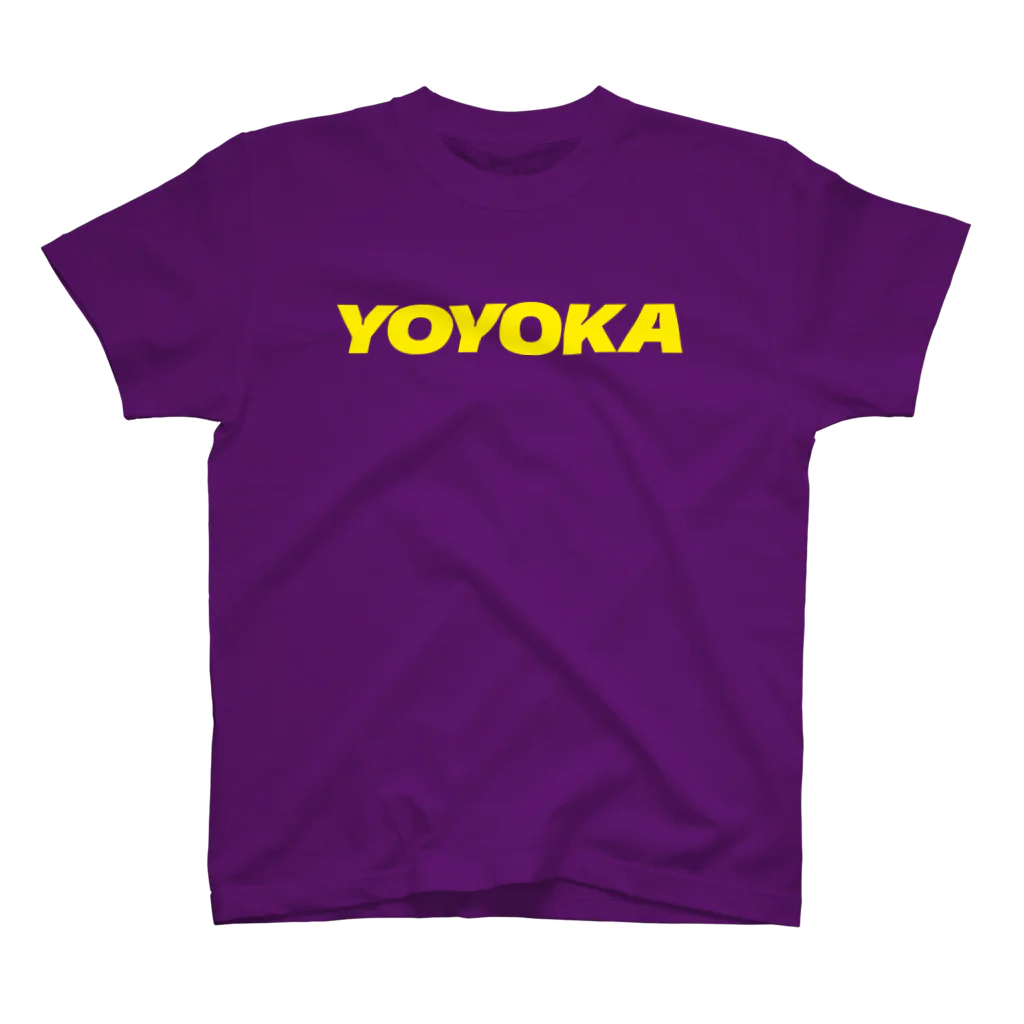 YOYOKAのYOYOKA LOGO Tシャツ 黄色LOGO Regular Fit T-Shirt