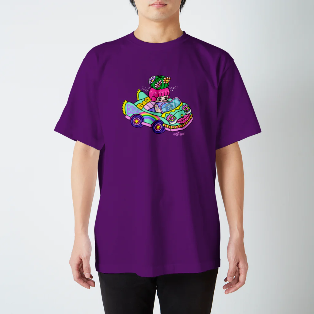 ミジワールドSUZURIショップのプエちゃんのドライブ Regular Fit T-Shirt