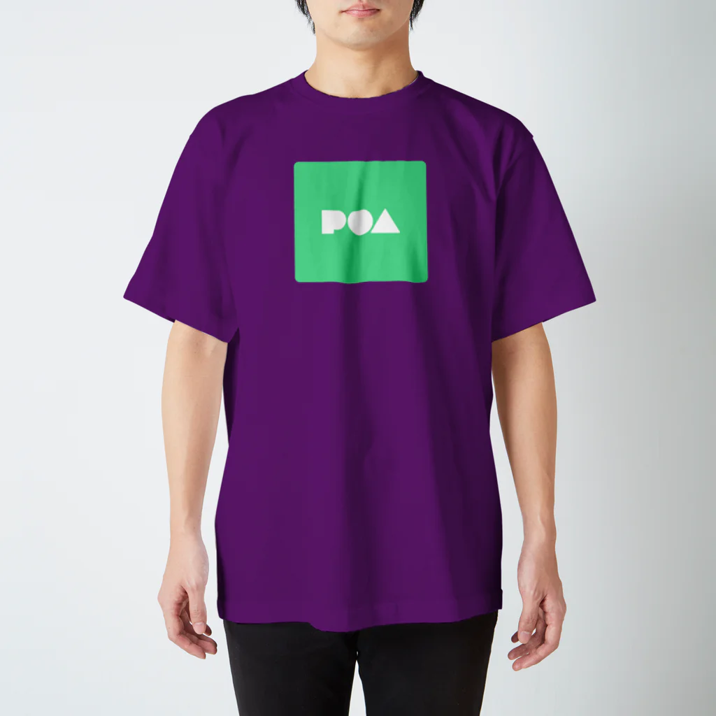 こじまる@柴イッヌのPOA握力Tシャツpurple スタンダードTシャツ