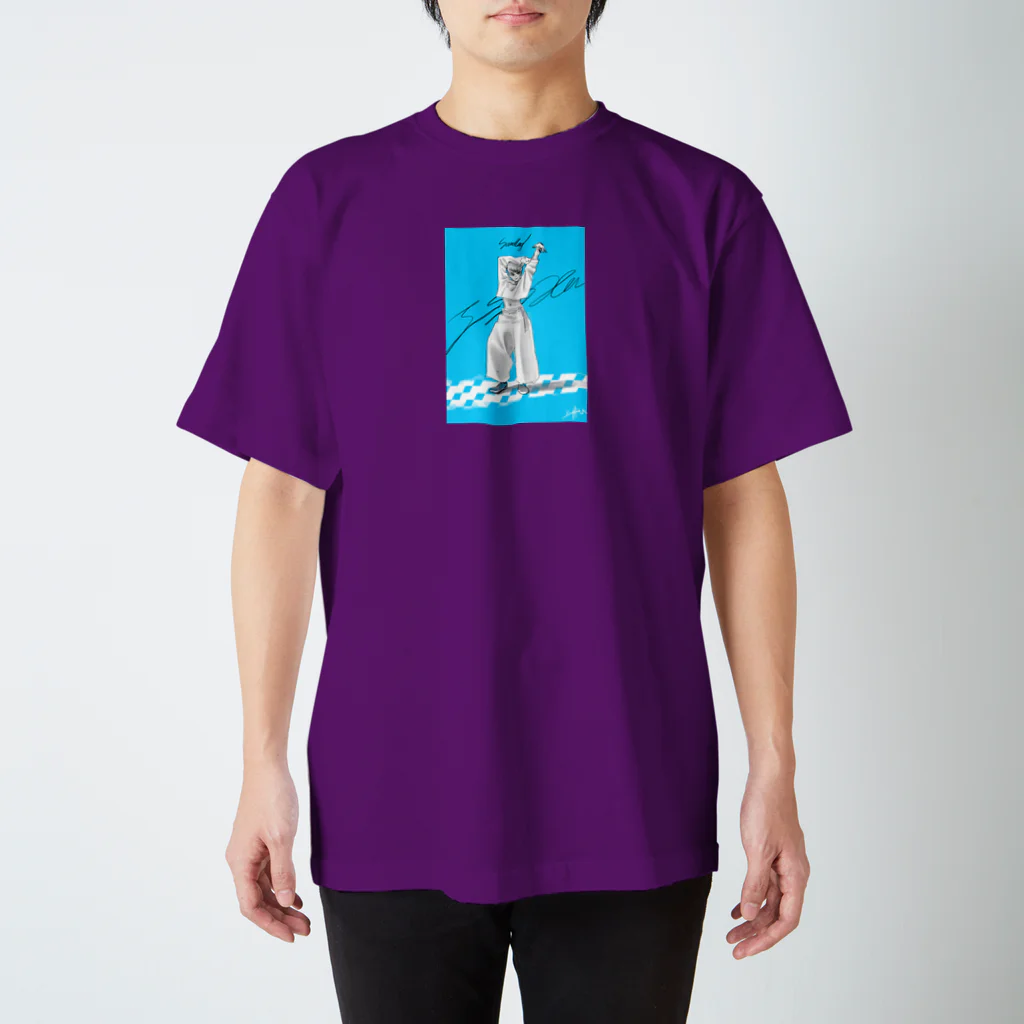 ACIDWAVEのヘソチラ娘さん スタンダードTシャツ