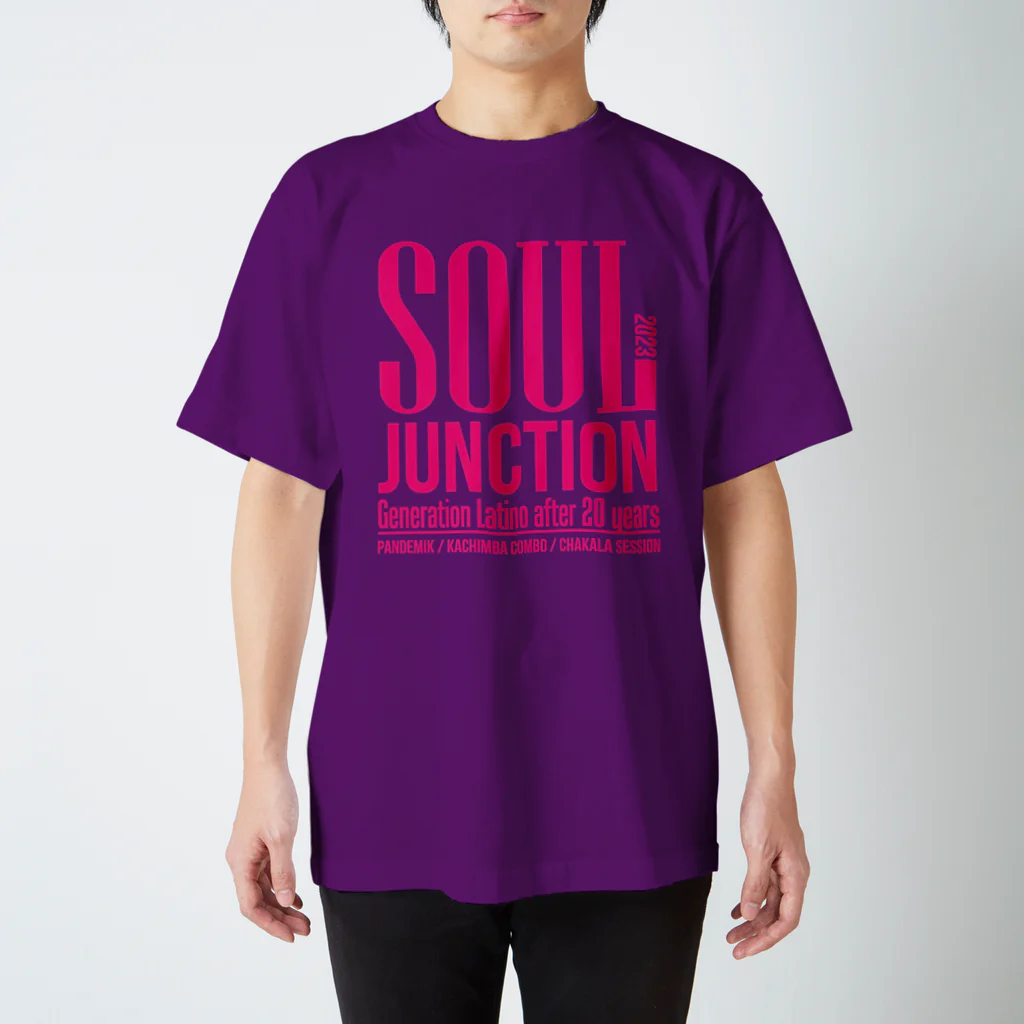 NS Records Japan ShopのSOUL JUNCTION 2023 記念Tshirt -rosa- スタンダードTシャツ