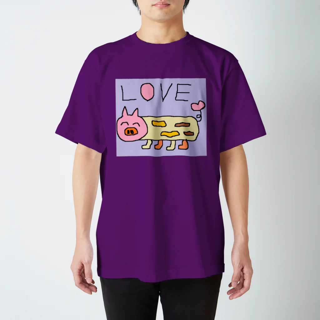 みっちゃんこみゅSHOPのちくわぶた スタンダードTシャツ