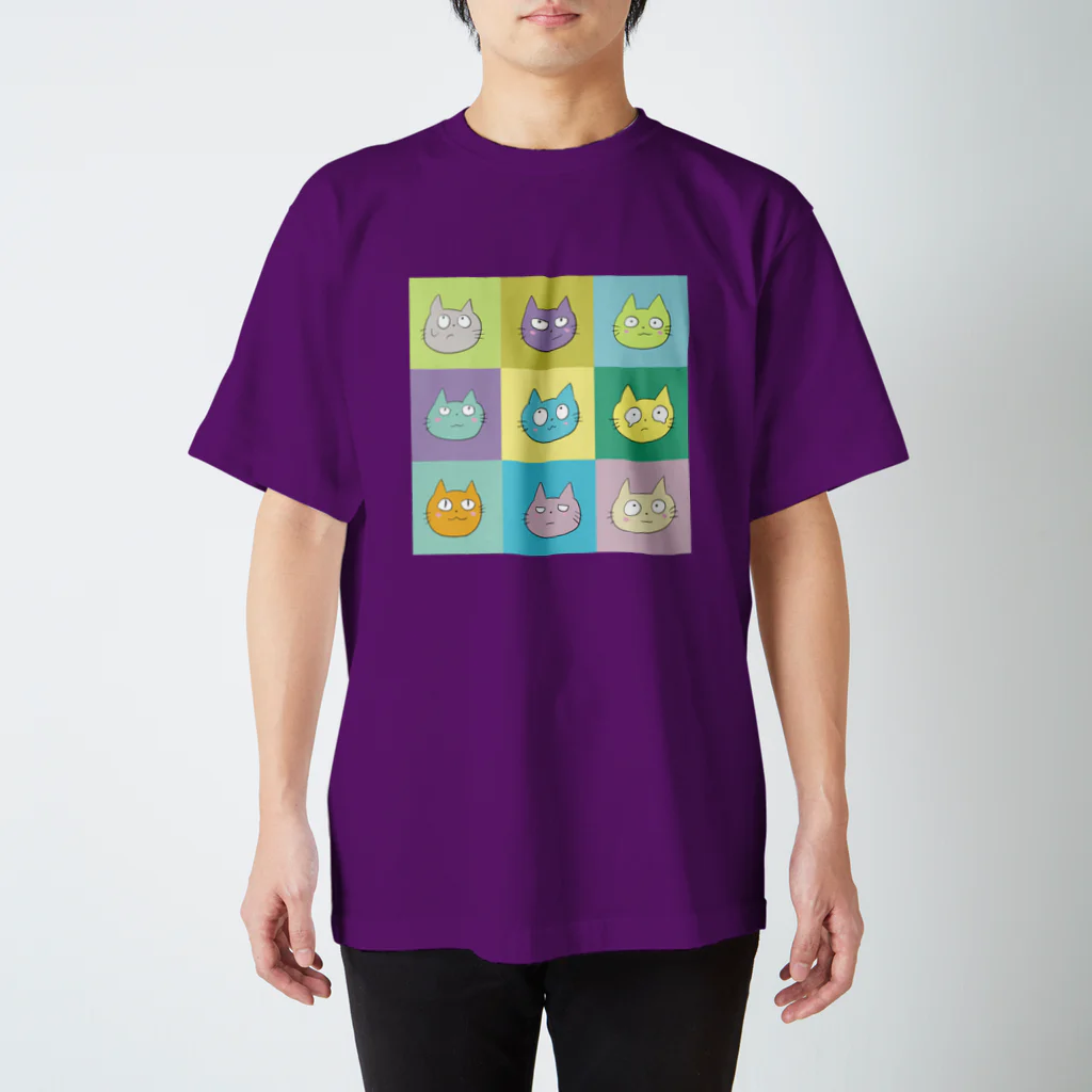 でんぼうのねこがいっぱいいる Regular Fit T-Shirt