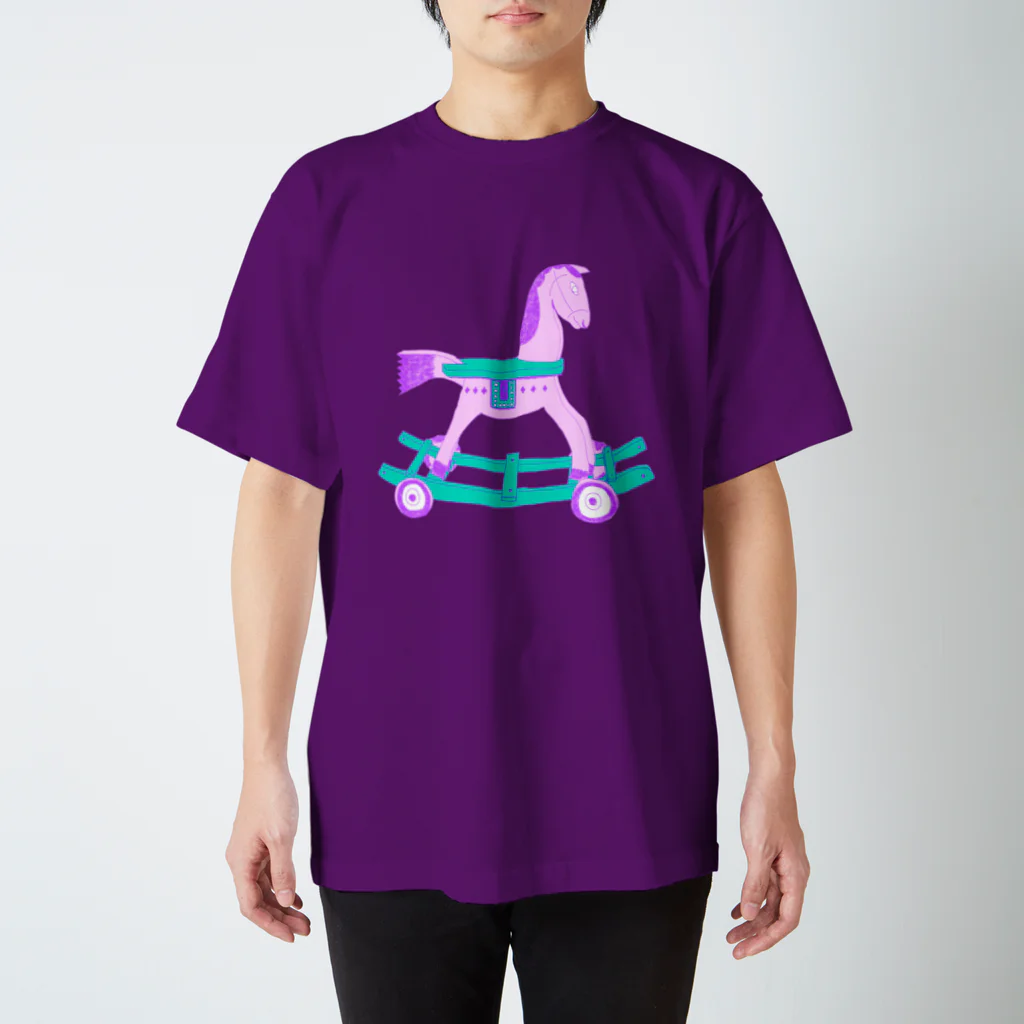 NIKORASU GOのゆめかわいい木馬 スタンダードTシャツ