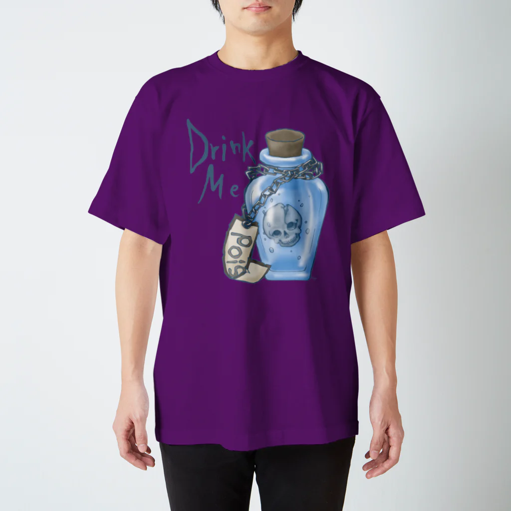 みあまゆあのDrinkMeスカル Regular Fit T-Shirt