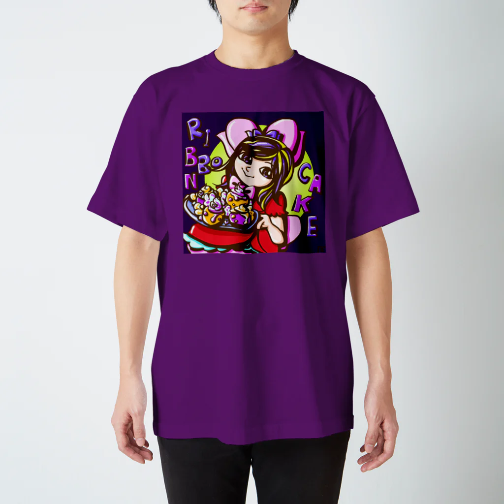 はぢめのリボンちゃんのケーキ(color) スタンダードTシャツ