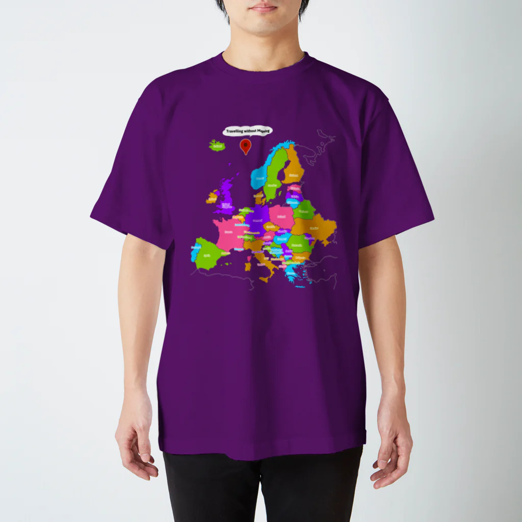 dodemoi graphicsのTWM europe T-shurt スタンダードTシャツ