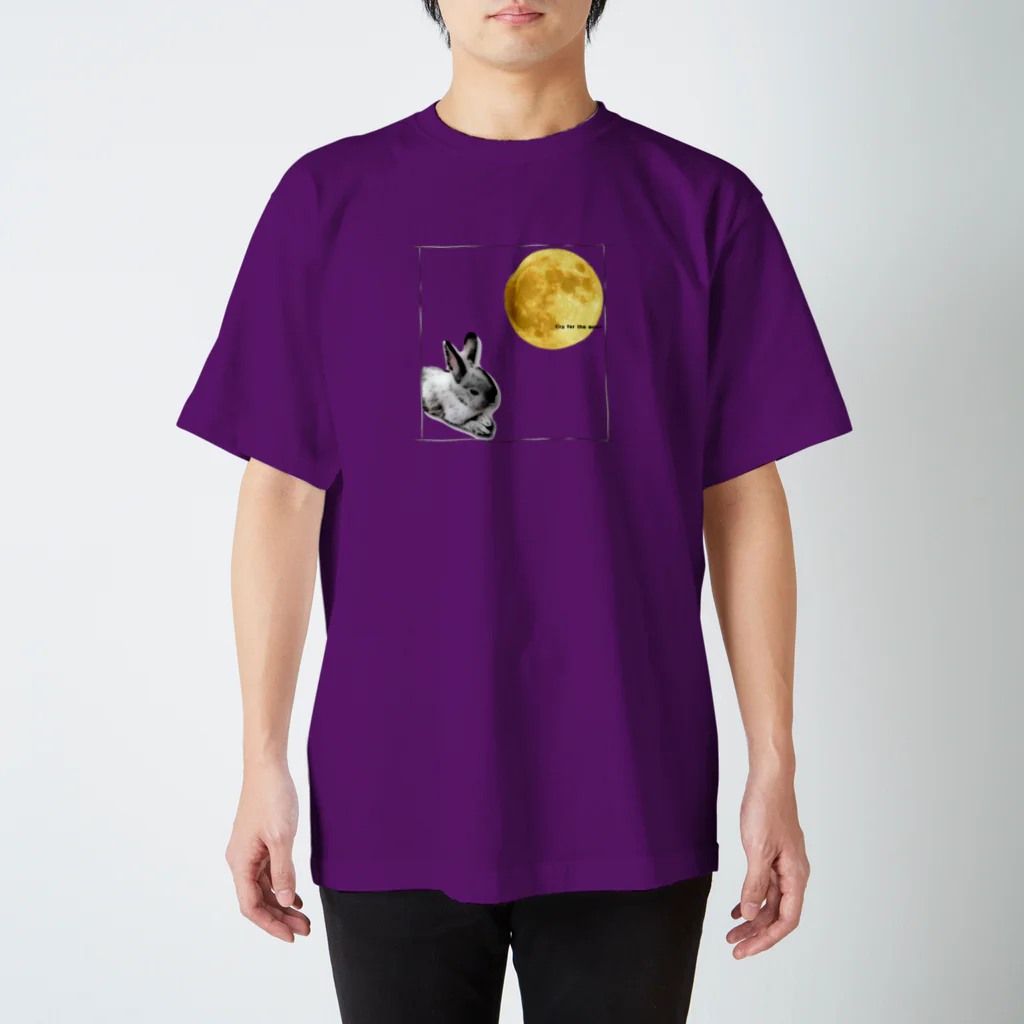 CCC STORES出張所のcry for the moon　Tシャツ　by阿川祐未 Regular Fit T-Shirt