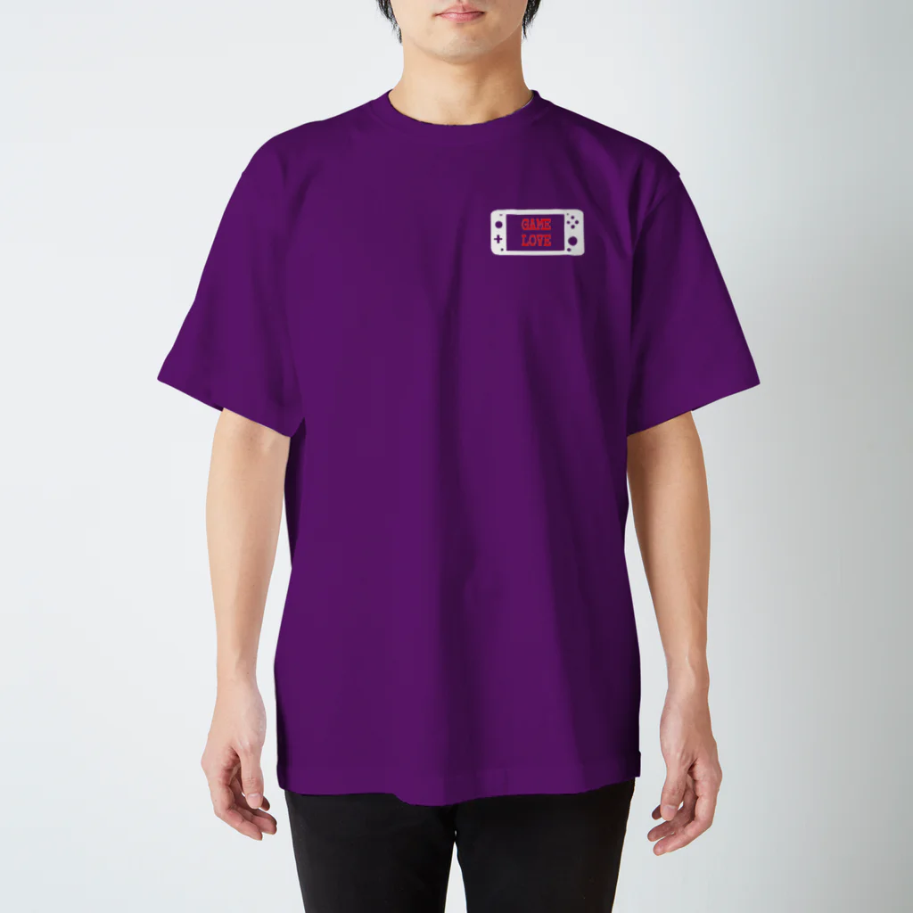 Goro-ChanのGAME LOVE NOゲーム脳LIFE スタンダードTシャツ