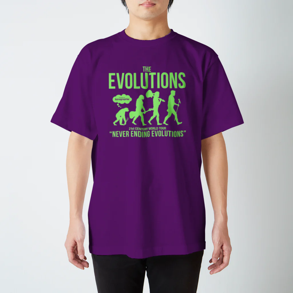 ikinagraphieのTHE EVOLUTIONS Regular Fit T-Shirt