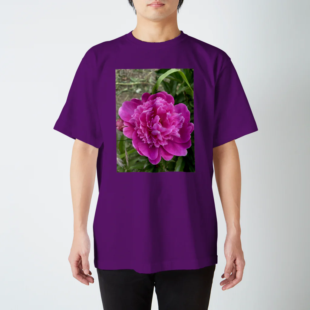 kerokoro雑貨店の華　芍薬(しゃくやく) ピンク Regular Fit T-Shirt