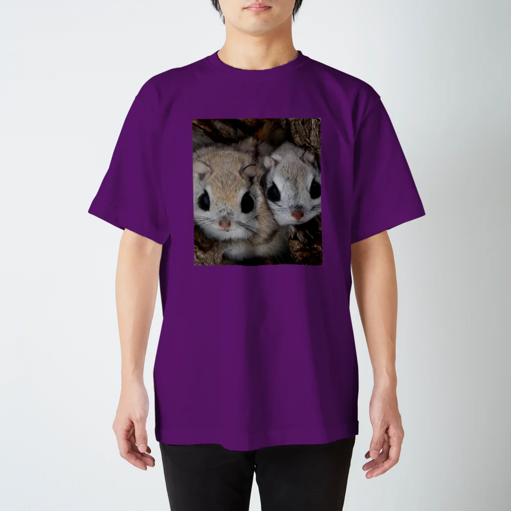 【エゾモモンガの店】使うだけで人生豊かに生られるサロベツの動物◆にこらびの【エゾモモンガ】疲れを感じたココロが喜ぶ Regular Fit T-Shirt