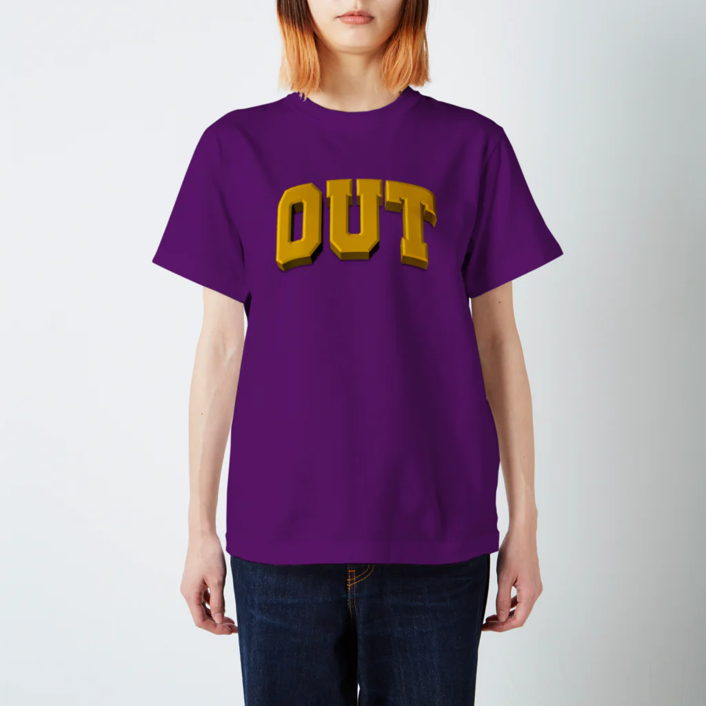 OutlowEditsのOutlow Edits blingbling OUT スタンダードTシャツ