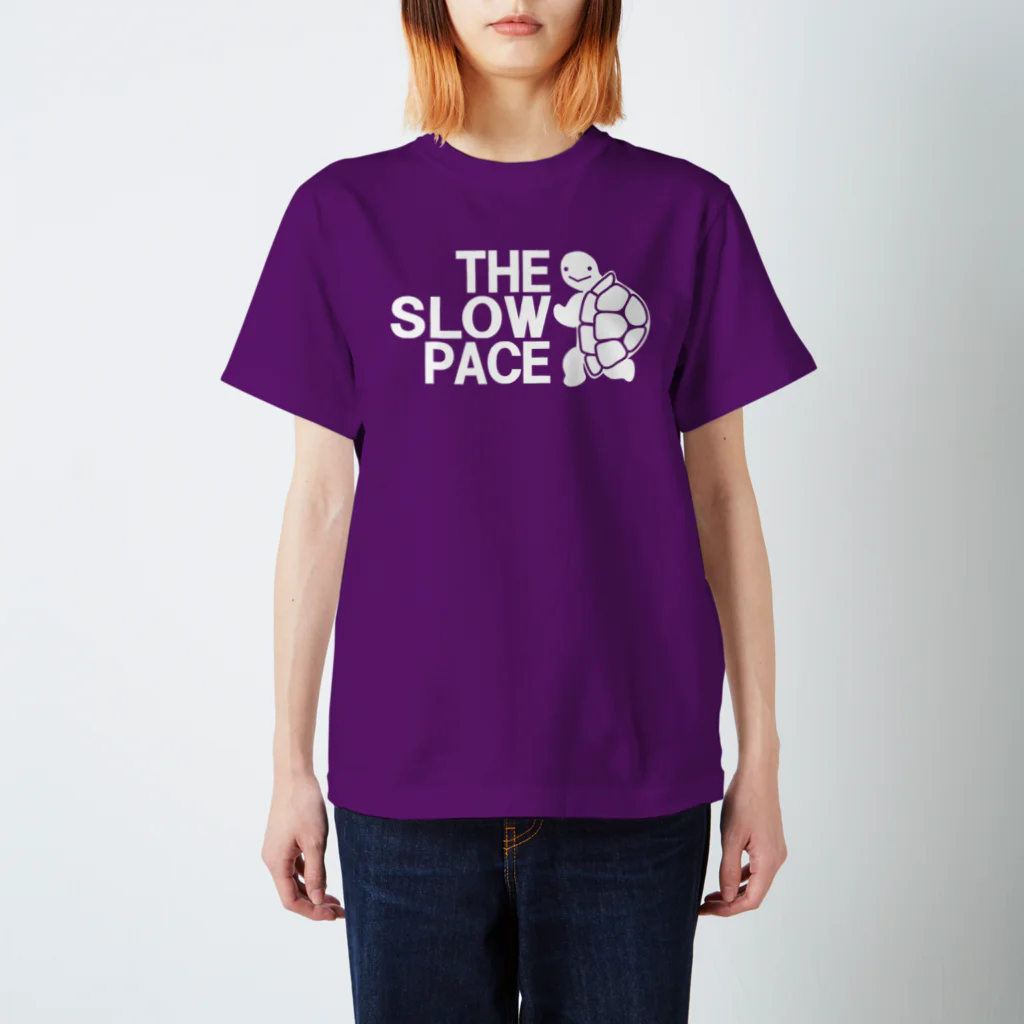 モルTのTHE SLOW PACE　ザ・スローペース　カメ　2018夏モデル スタンダードTシャツ