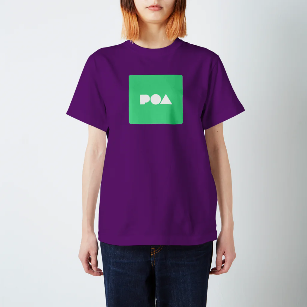 こじまる@柴イッヌのPOA握力Tシャツpurple スタンダードTシャツ