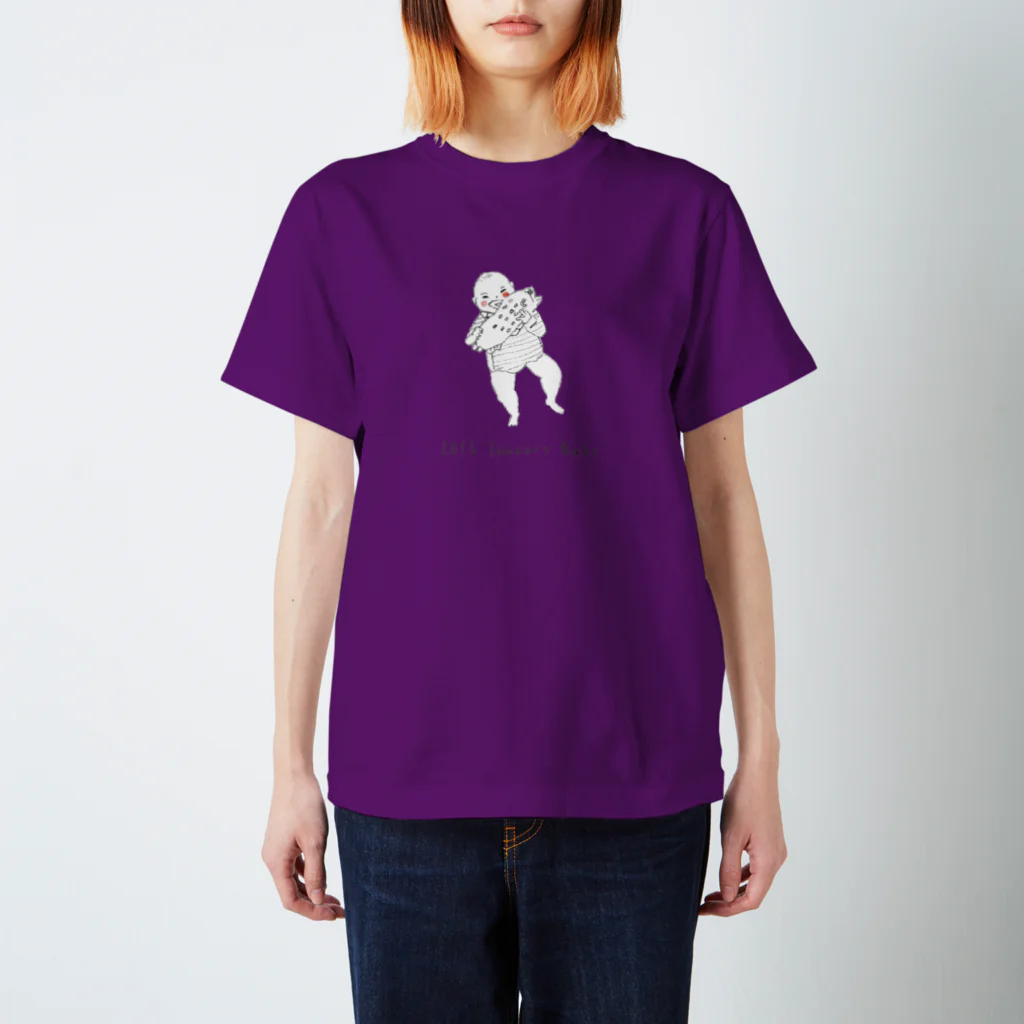 子どもの絵デザインのbaby002（濃い色ver.） Regular Fit T-Shirt