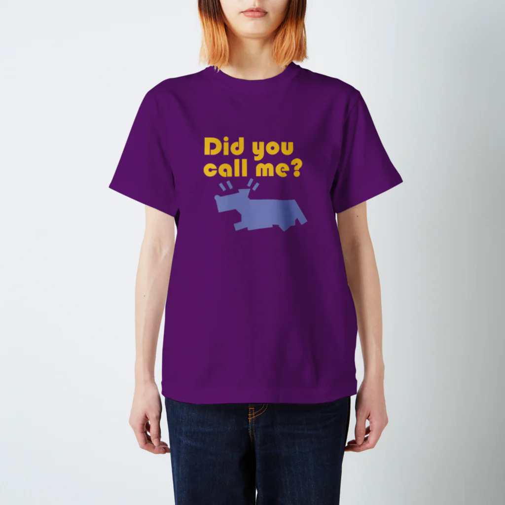 Mille-Feuille(ミルフィーユ）ファッション館のシルエットドッグ_Did you call me? スタンダードTシャツ