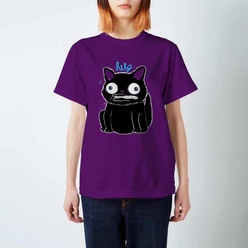 HUGオフォシャルショップのBlack Cat Takes Good Luck Regular Fit T-Shirt