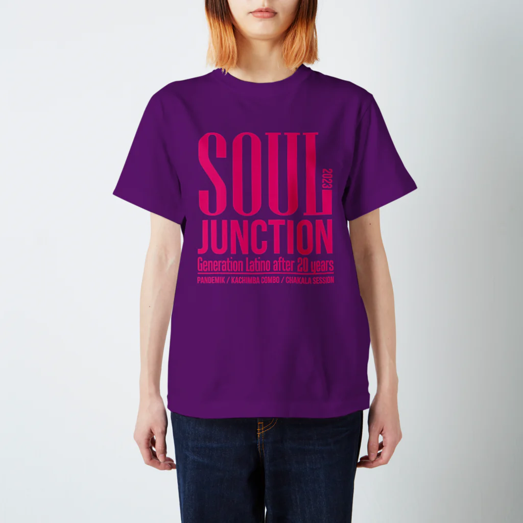 NS Records Japan ShopのSOUL JUNCTION 2023 記念Tshirt -rosa- スタンダードTシャツ