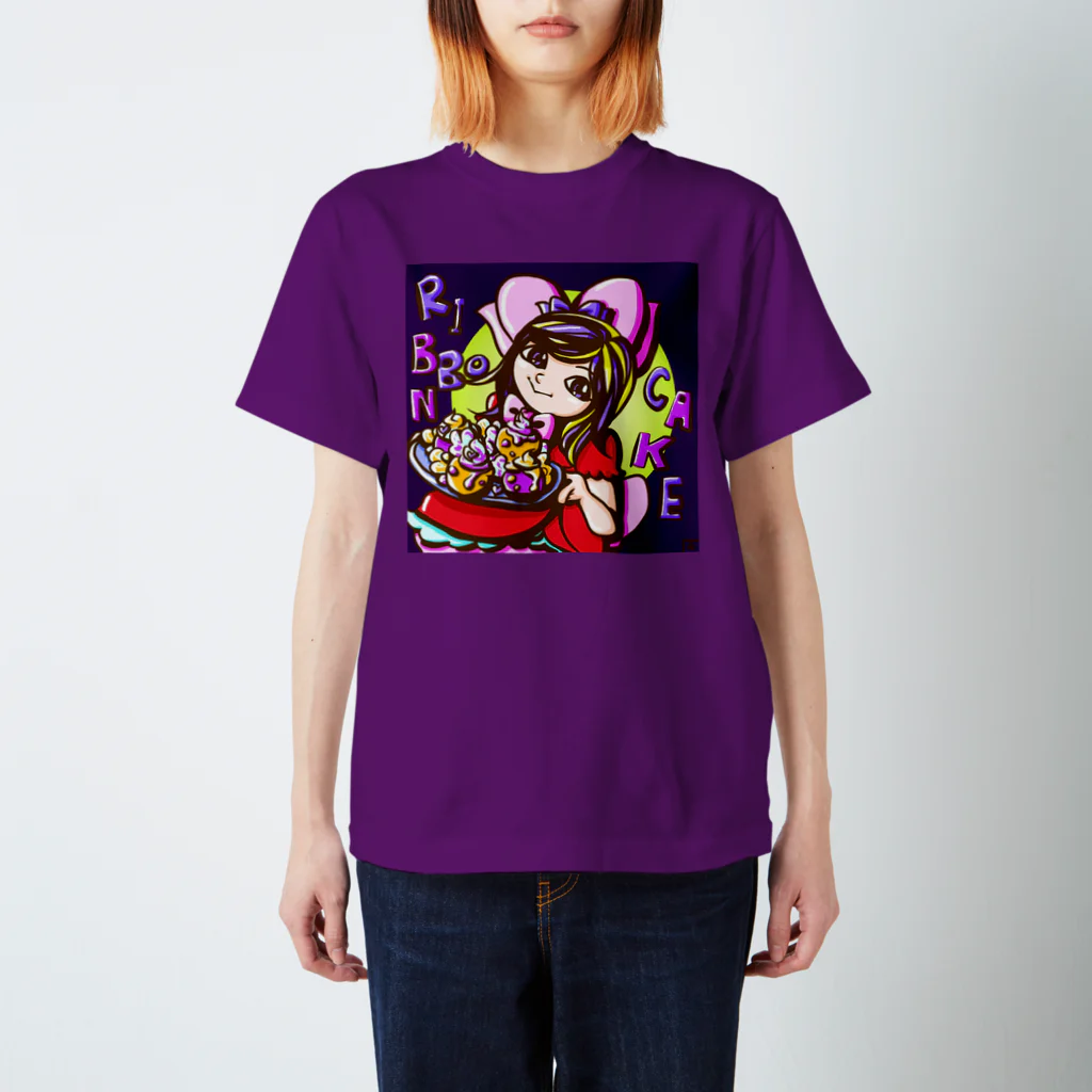 はぢめのリボンちゃんのケーキ(color) Regular Fit T-Shirt