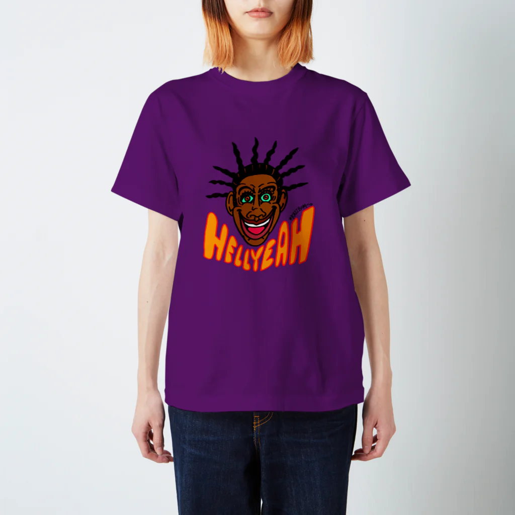 カツボン(KATZBOM)／漫画家ラッパーのHELLYEAH(ヘルイエー) スタンダードTシャツ