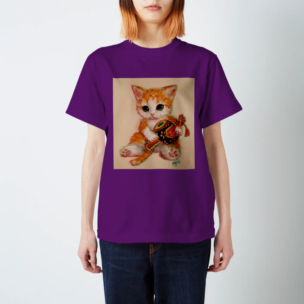 さぎりの打出の小槌にゃん スタンダードTシャツ