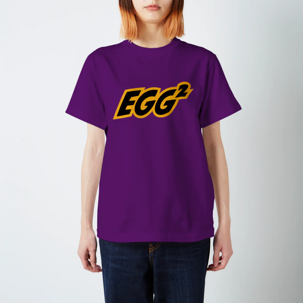 EGG²の"Purple" EGG² Logo T-shirts スタンダードTシャツ