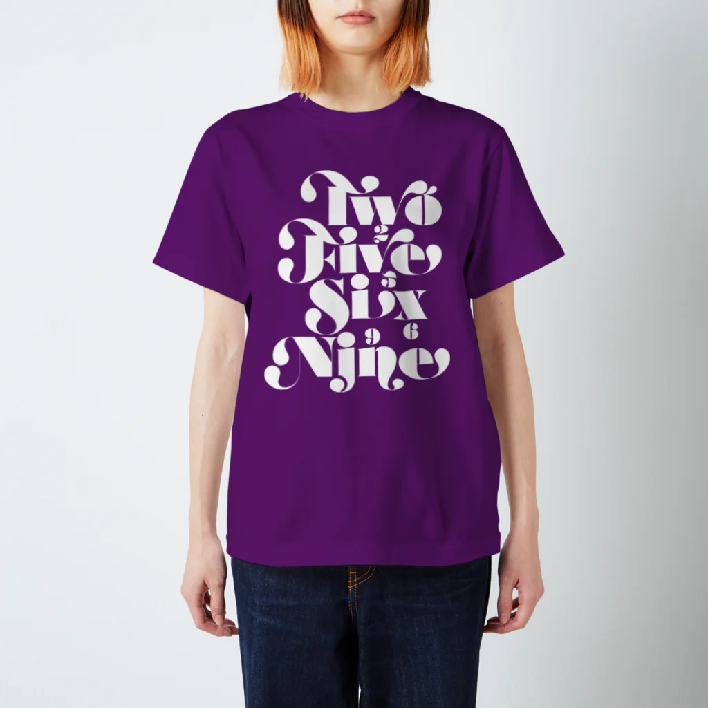 NicoRock 2569のTwoFiveSixNine Shiro スタンダードTシャツ