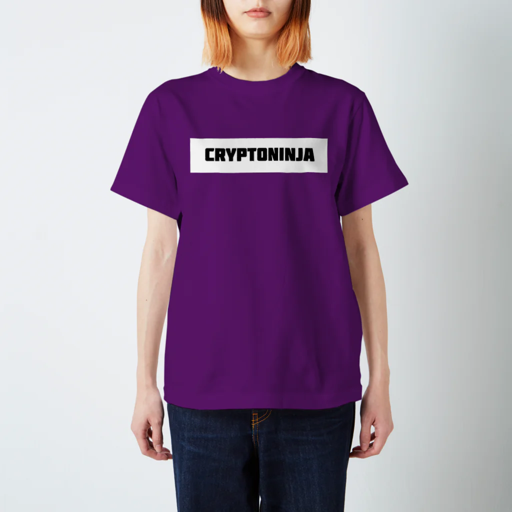 CHIKUSHOのCryptoNinja ロゴ入りTシャツ スタンダードTシャツ