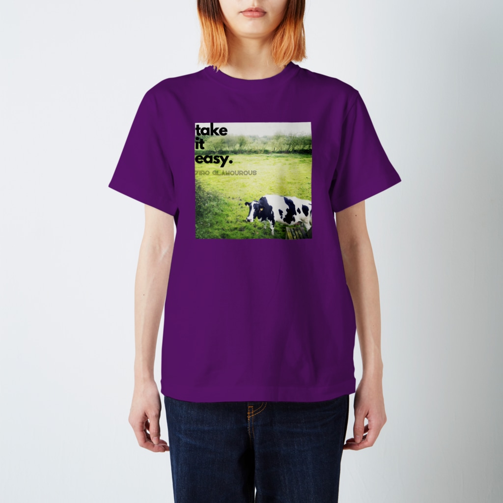 7IRO GLAMOUROUSのtake it easy.ミムちゃんTシャツ Regular Fit T-Shirt