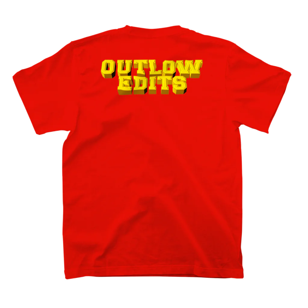 OutlowEditsのOutlow Edits blingbling Regular Fit T-Shirtの裏面