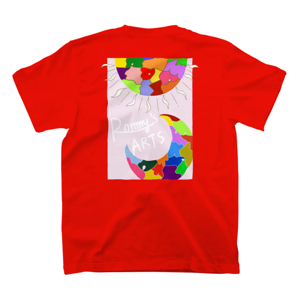 ROMMY'S ARTSのRommy's ARTS_RED Regular Fit T-Shirtの裏面