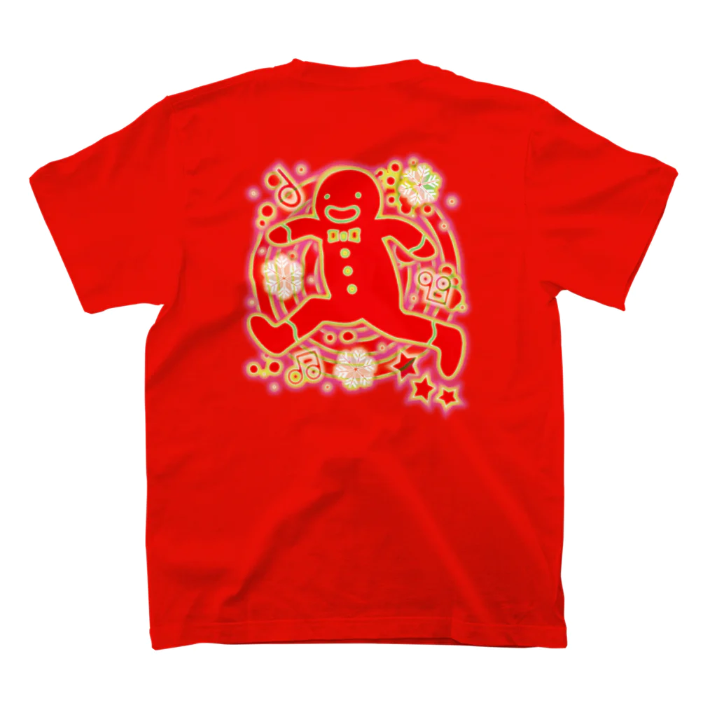 AURA_HYSTERICAのThe_Gingerbread_Man Regular Fit T-Shirtの裏面