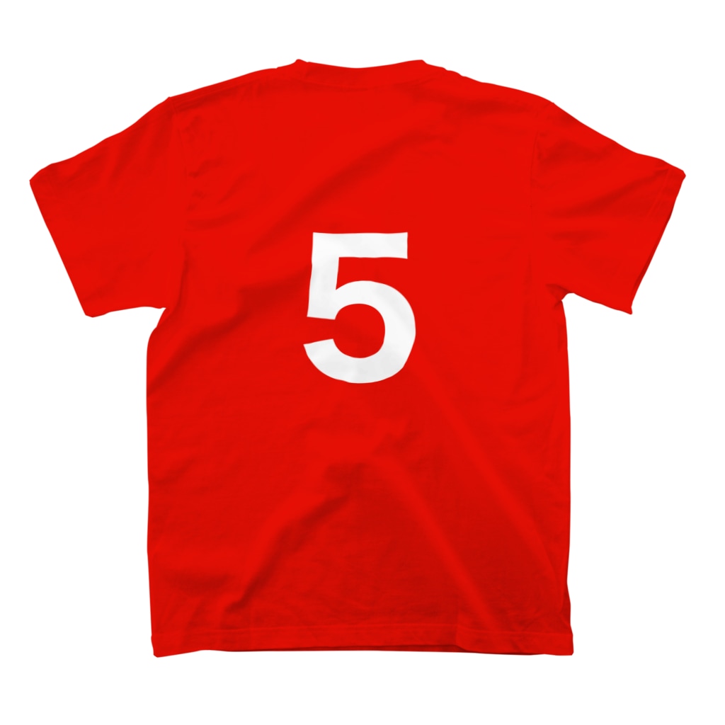 背番号５ Y Mvuのスタンダードtシャツ通販 Suzuri スズリ