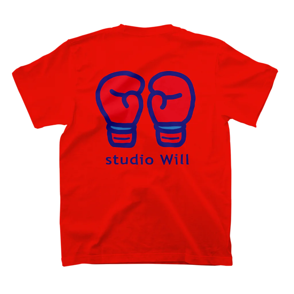 総合格闘技・フィットネス studio Willのstudio Will×INGRID オリジナルTシャツ_C1 スタンダードTシャツの裏面