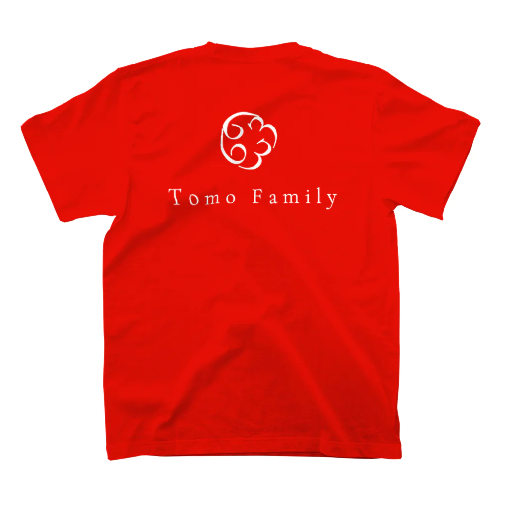 Tomo Family 63のロゴTシャツ　(カラー多数) スタンダードTシャツの裏面