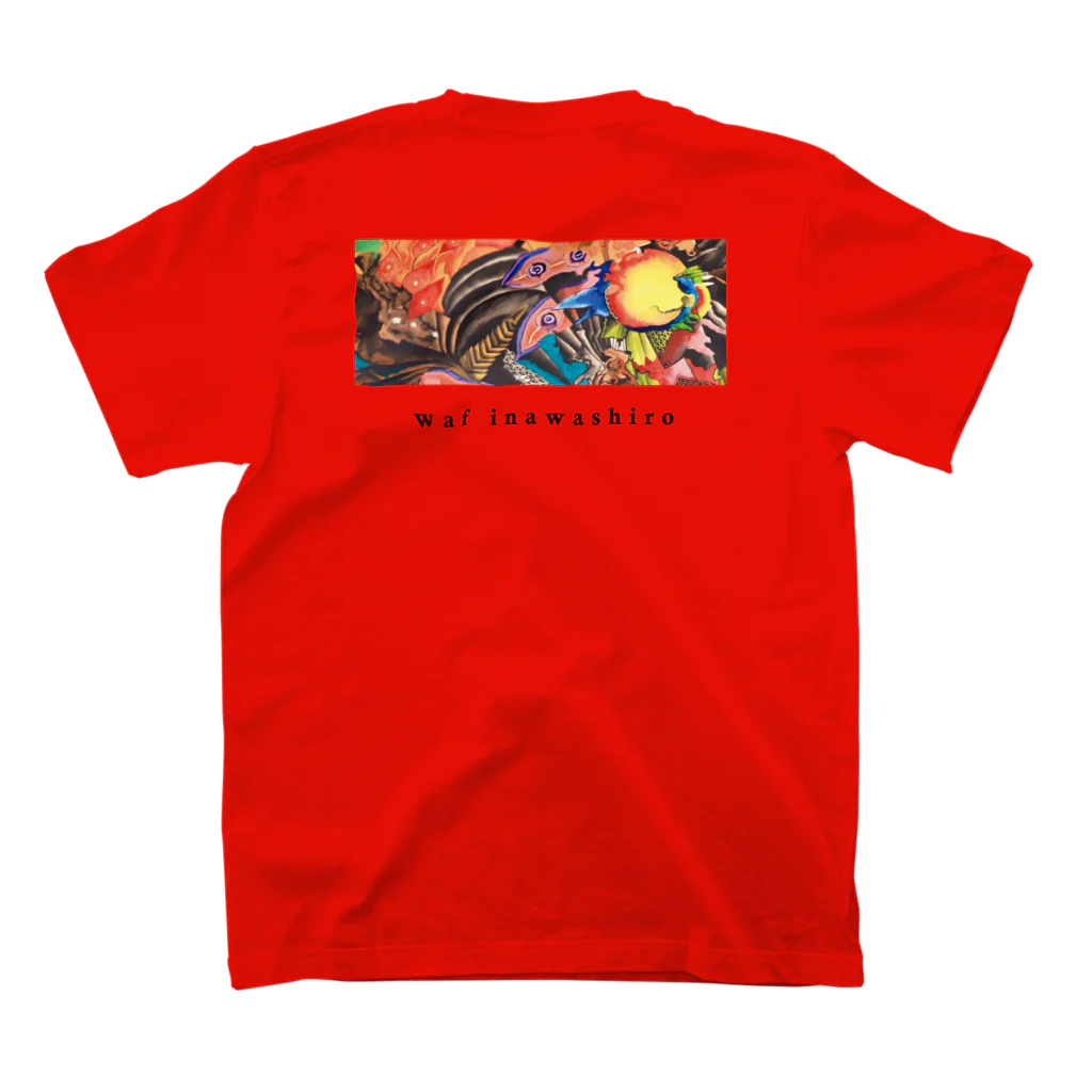 Wall Art ProjectのWAF Tシャツ　香川大介ver.3 Regular Fit T-Shirtの裏面