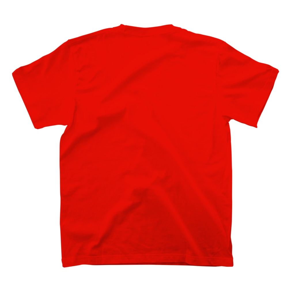 YASHIMA-SLACKLINESのYSロゴ-ブラック Regular Fit T-Shirtの裏面