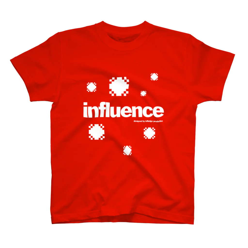 Infledge DesignのINFLUENCE WHT スタンダードTシャツ