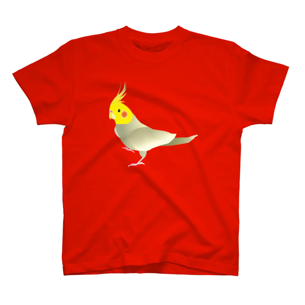 動物モチーフ雑貨店　うちのこのオカメインコ　ノーマル スタンダードTシャツ