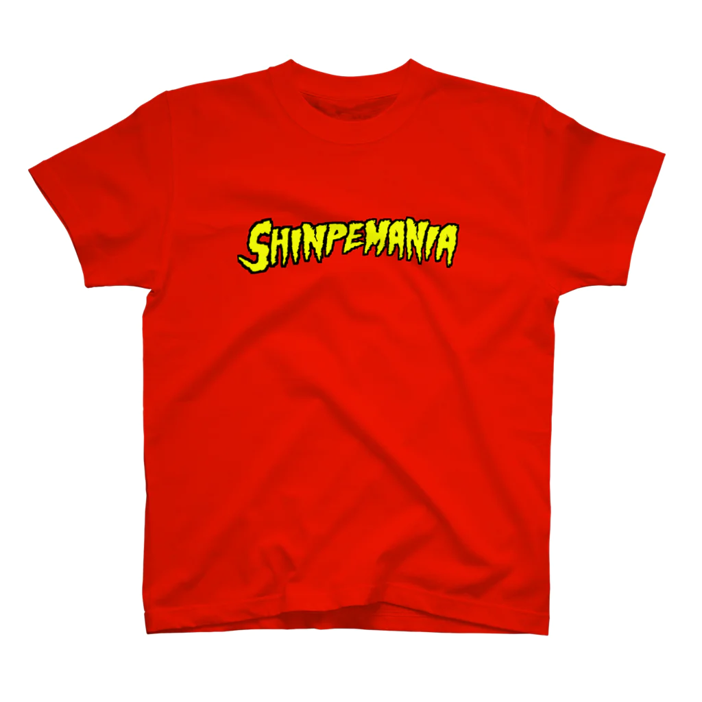 BlackRedCheeZのThe3Gunz／SHINPE MANIA(Red) Regular Fit T-Shirt