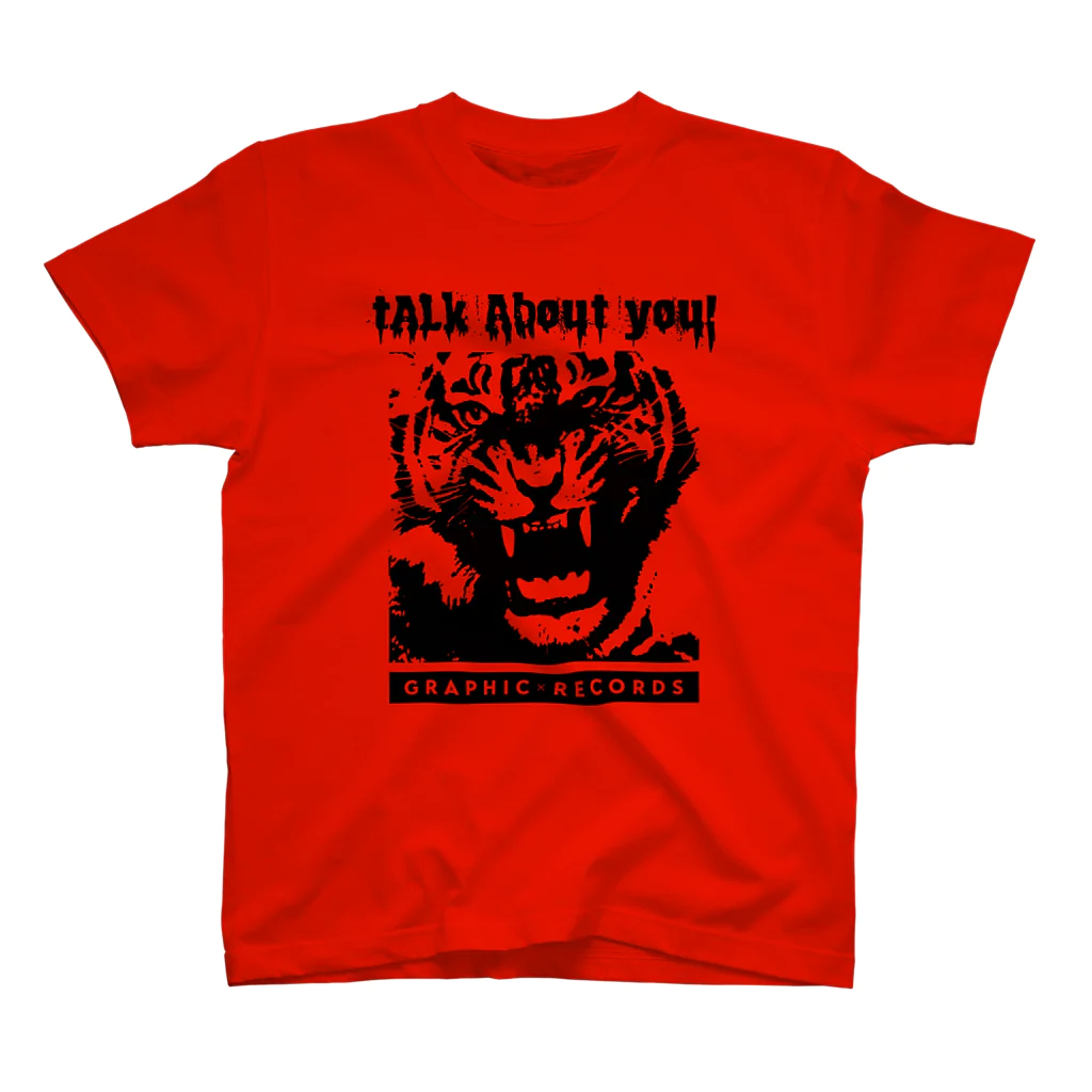 GRAPHIC × RECORDSのTalk about YOU! (Col.26) スタンダードTシャツ