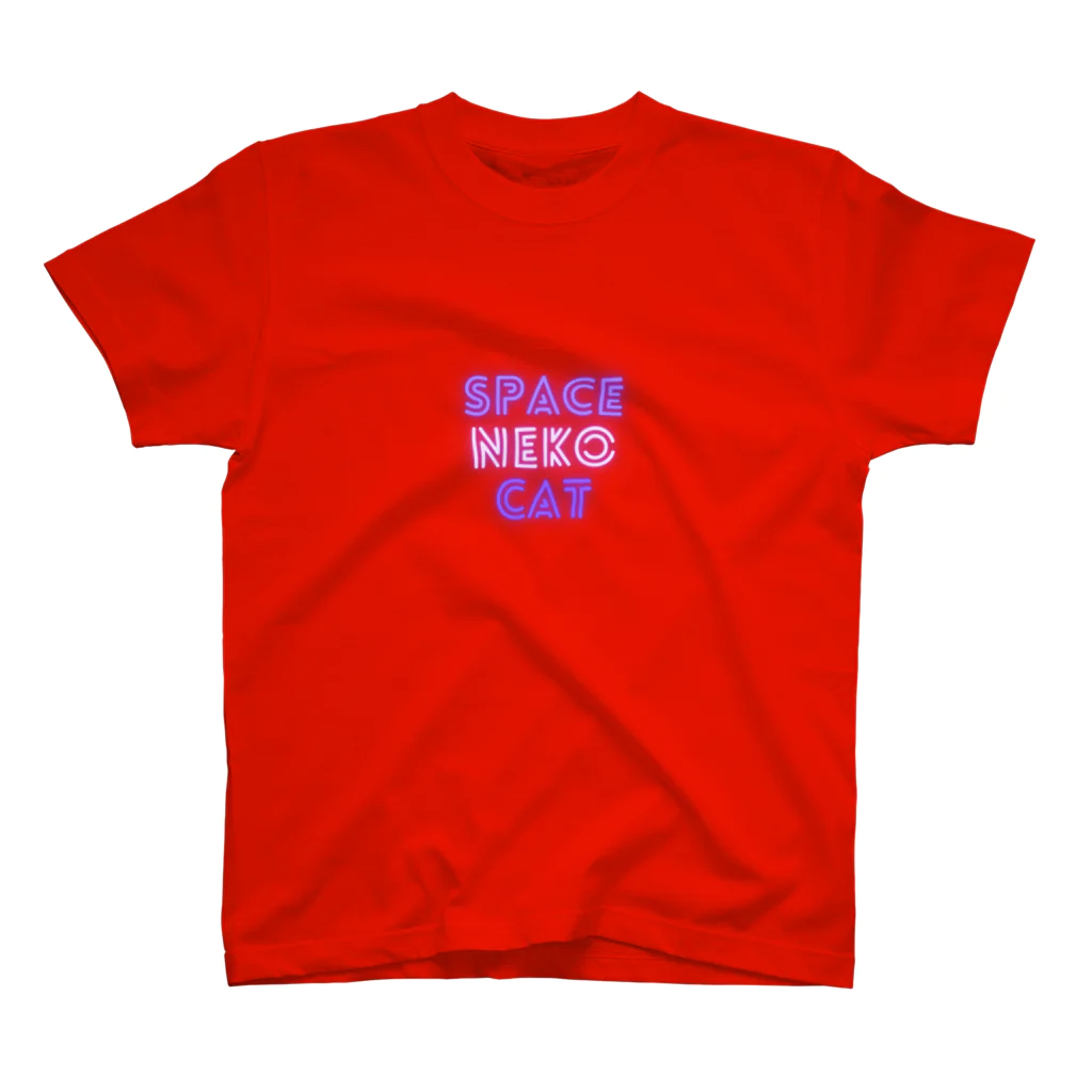 spaceinudogのspace neko cat3 スタンダードTシャツ