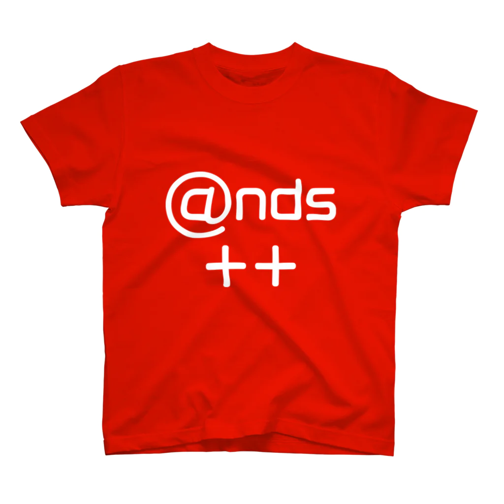 あんずあんのands++（白文字） スタンダードTシャツ