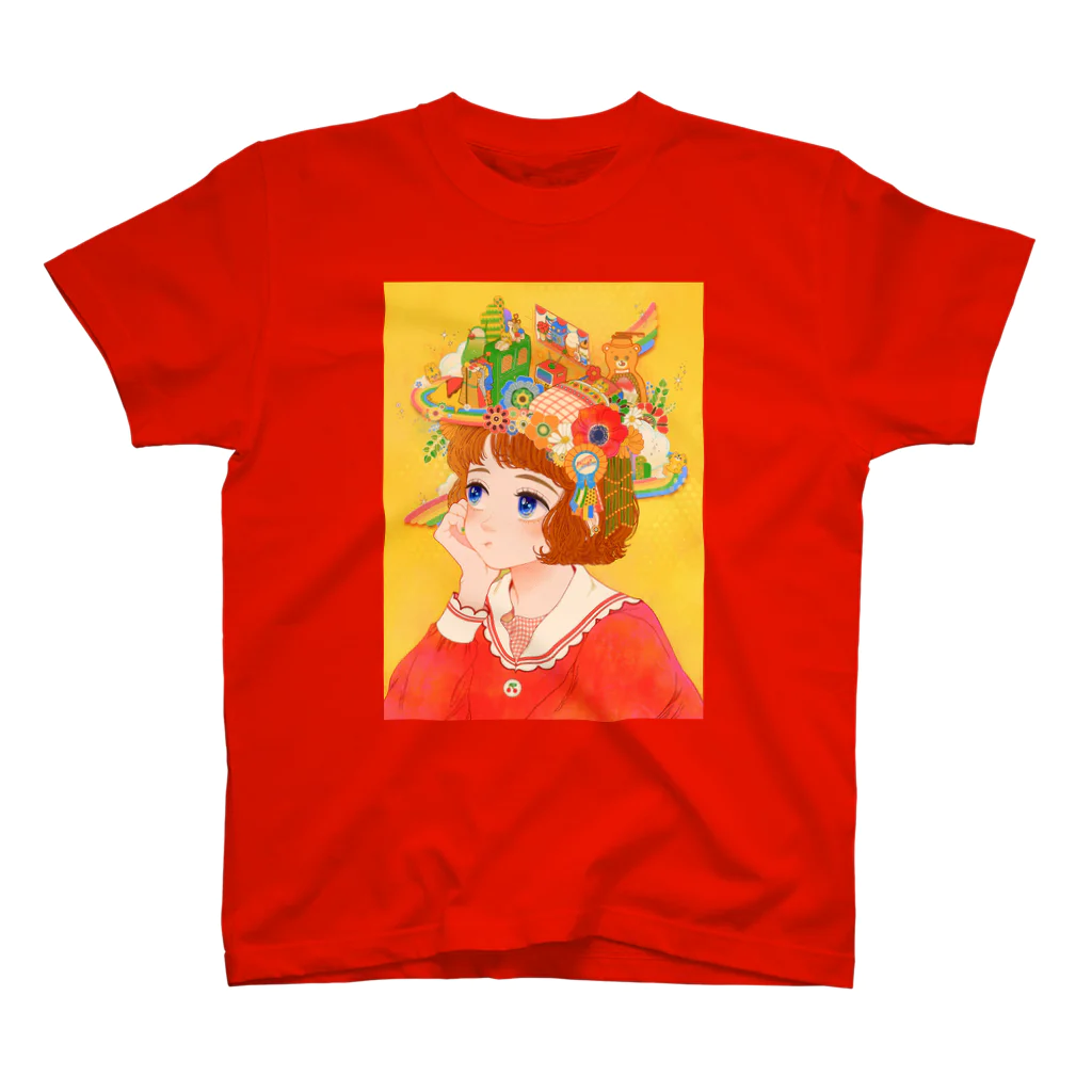 COROLFUL TOYBOXのMokuMoku-レトロルーム- Regular Fit T-Shirt