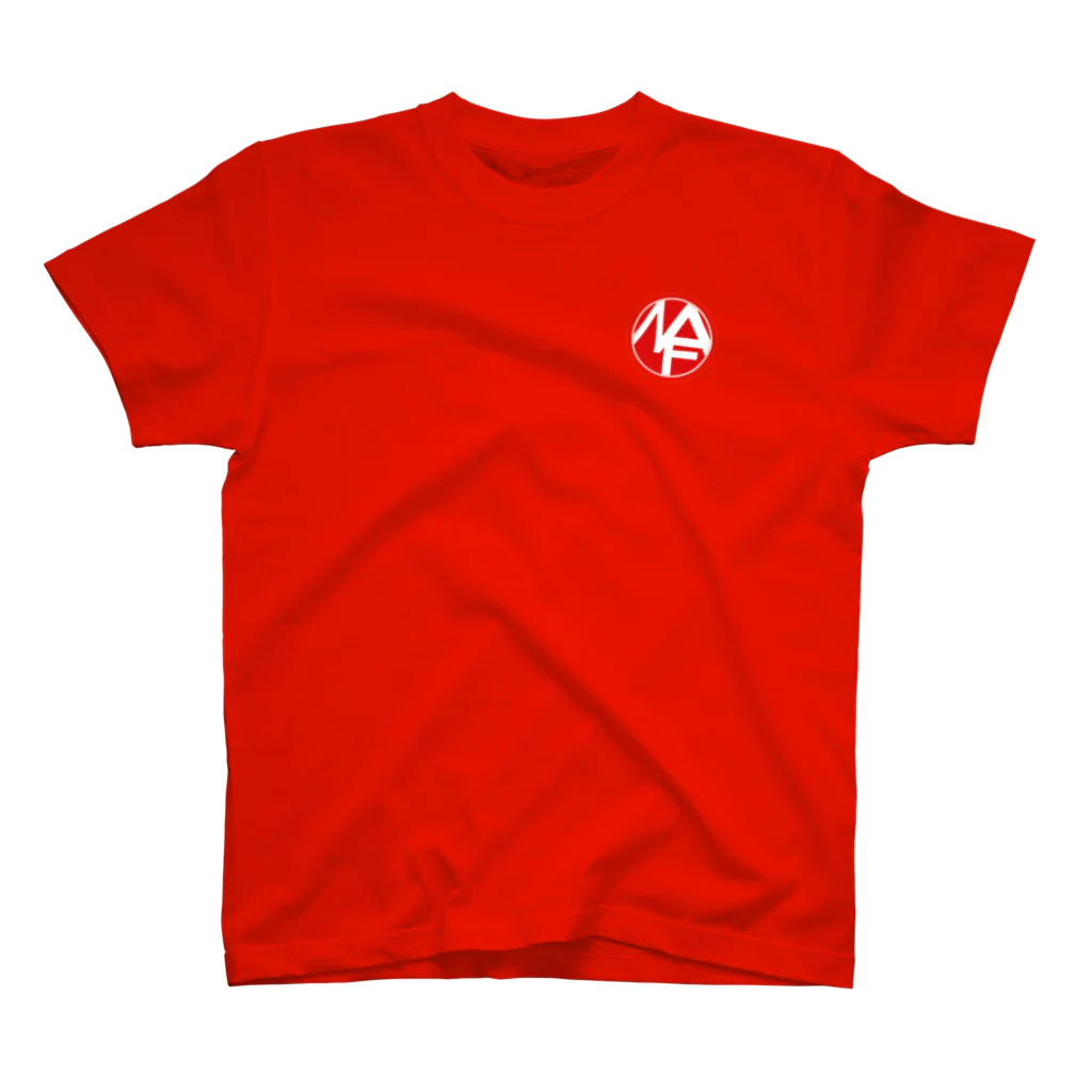 P WORLDのNaf ロゴ赤スタイル スタンダードTシャツ