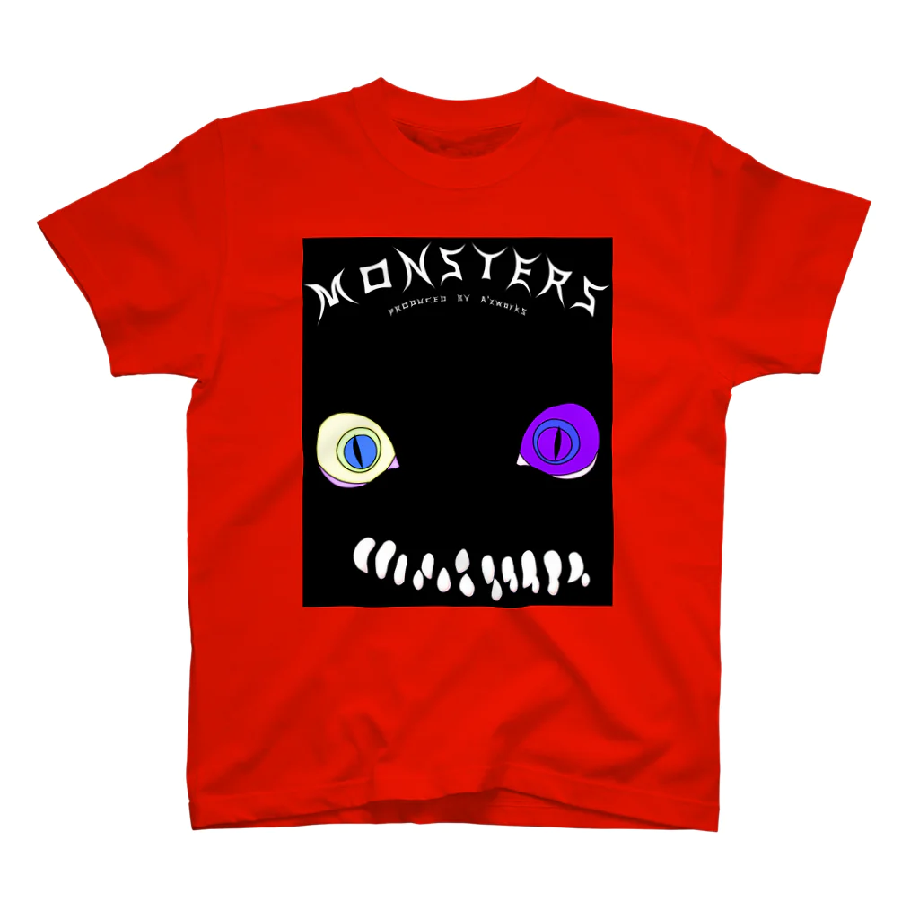 Ａ’ｚｗｏｒｋＳのMONSTERS スタンダードTシャツ