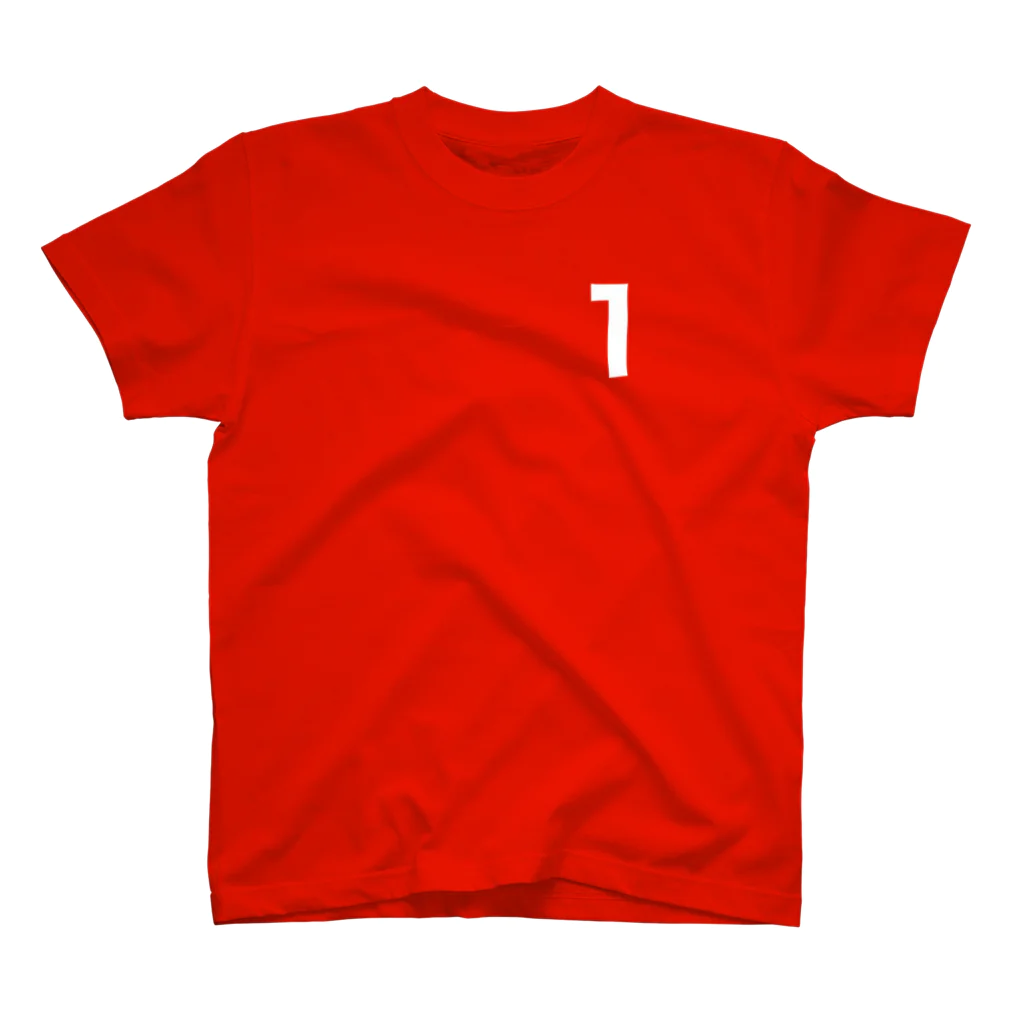 y_mvuの背番号１ スタンダードTシャツ