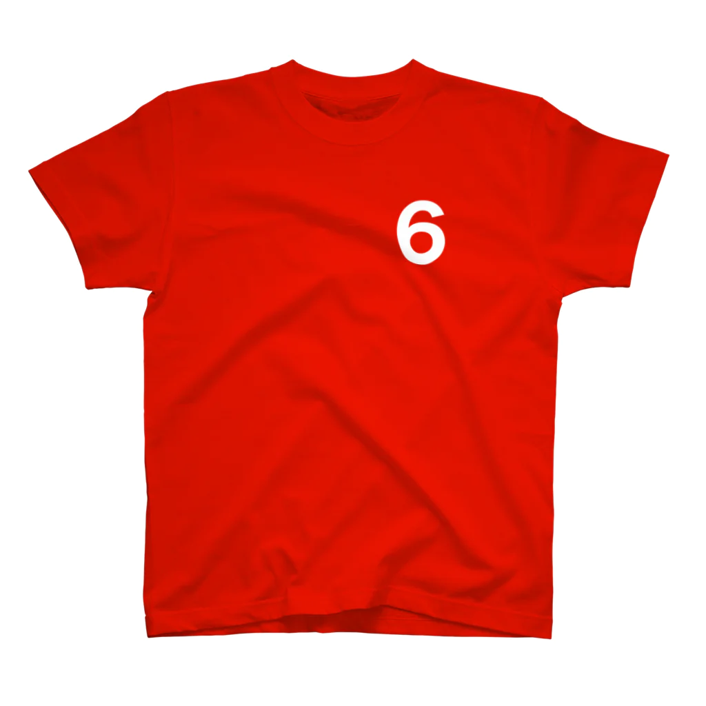 y_mvuの背番号６ スタンダードTシャツ