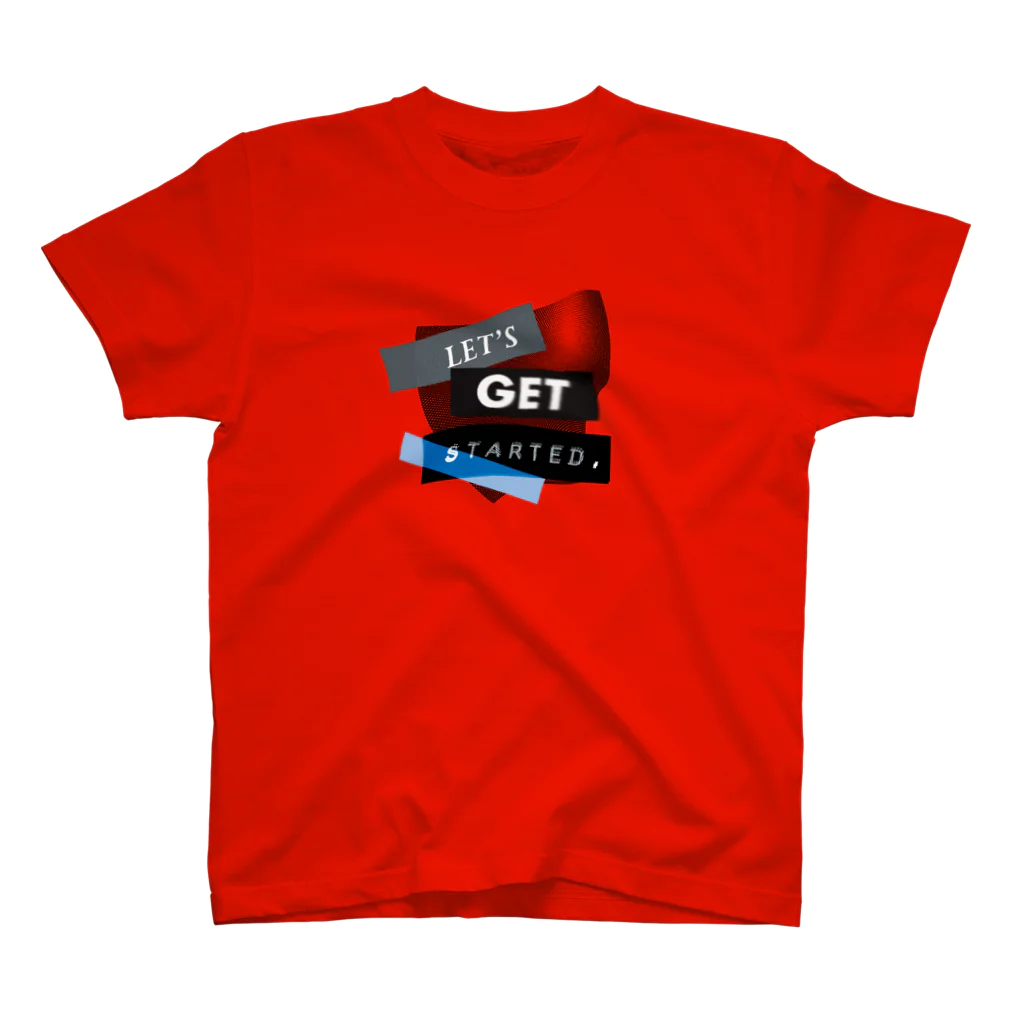 #100DaysOfArtMovementの01_Let's Get Started Regular Fit T-Shirt